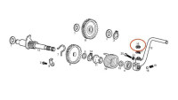 Bague d'étanchéité pour pivot de pied Piaggio d'origine Bague d'étanchéité pour pivot de pied Piaggio d'origine
