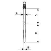 Aiguille de carburateur Dellorto PHVA