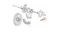Tendeur de chaîne Piaggio d'origine Tendeur de chaîne Piaggio d'origine