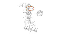 Joint torique pour trou de bougie / culasse Piaggio d'origine Joint torique pour trou de bougie / culasse Piaggio d'origine