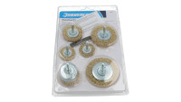 Lot de brosses rondes en fil d'acier Silverline Lot de brosses rondes en fil d'acier Silverline