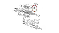 Roulement principal de l'arbre de transmission Piaggio OEM Roulement principal de l'arbre de transmission Piaggio OEM