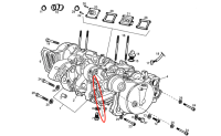 Joint de couvercle d'embrayage Piaggio d'origine Joint de couvercle d'embrayage Piaggio d'origine