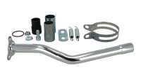 Système d'échappement Voca Chromed 50/70 cm³ Cross Système d'échappement Voca Chromed 50/70 cm³ Cross