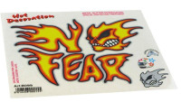 Lot d'autocollants No Fear