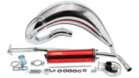 Système d'échappement Voca Chromed 50/70 cm³ Cross Système d'échappement Voca Chromed 50/70 cm³ Cross