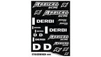Lot d'autocollants Radical Racing Lot d'autocollants Radical Racing