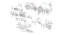 Rondelle d'écartement pour tambour d'embrayage Piaggio d'origine Rondelle d'écartement pour tambour d'embrayage Piaggio d'origine