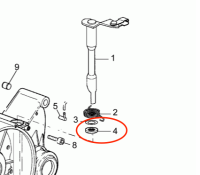 Joint d'étanchéité pour levier de débrayage Motoflow Joint d'étanchéité pour levier de débrayage Motoflow