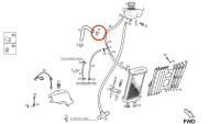 Collier de serrage / Collier permanent Piaggio OEM