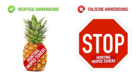 Autocollant ananas « Hunting Moped Tuners »" Autocollant ananas « Hunting Moped Tuners »"