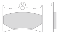 Plaquettes de frein Galfer standard